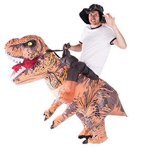 Bodysocks® Aufblasbares Deluxe Dinosaurier Kostüm für Erwachsene von Bodysocks Fancy Dress