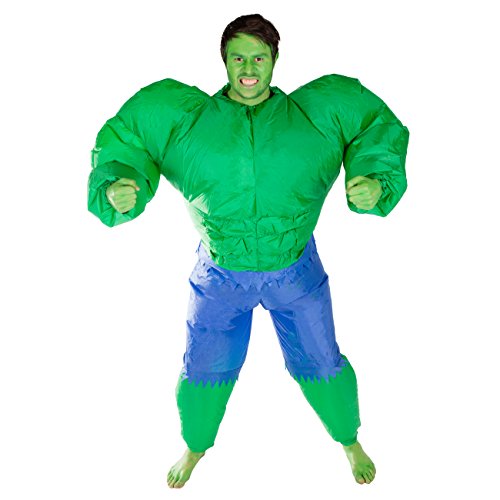 Bodysocks® Aufblasbares Hulk Kostüm für Erwachsene von Bodysocks Fancy Dress