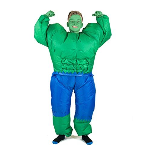 Bodysocks® Aufblasbares Hulk Kostüm für Kinder von Bodysocks Fancy Dress