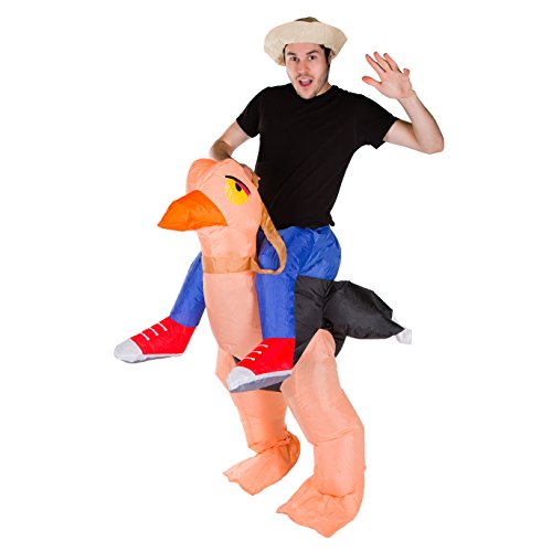 Bodysocks® Aufblasbares Strauß Kostüm für Erwachsene von Bodysocks