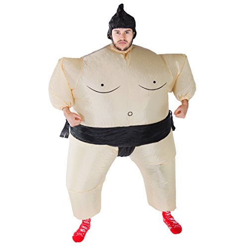 Bodysocks® Aufblasbares Sumo Kostüm für Erwachsene von Bodysocks Fancy Dress
