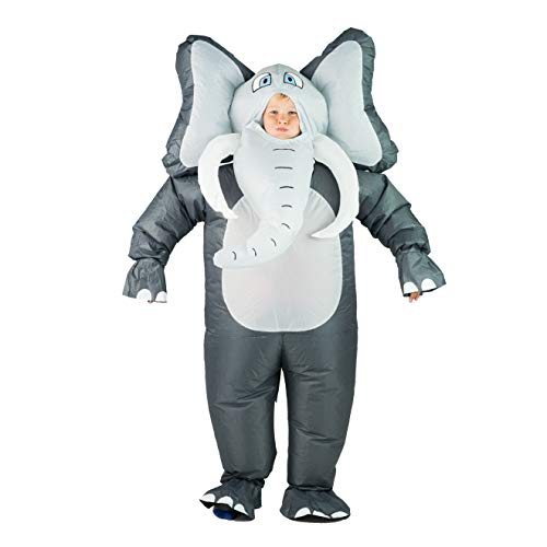 Bodysocks Aufblasbares Deluxe-Ganzkörper-Elefanten-Kostüm für Kinder von Bodysocks Fancy Dress