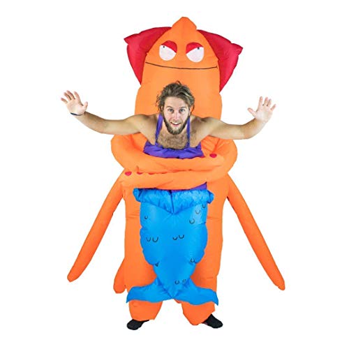 Bodysocks® Aufblasbares Huckeback Riese Tintenfisch Seeungeheuer Monster Kostüm von Bodysocks Fancy Dress
