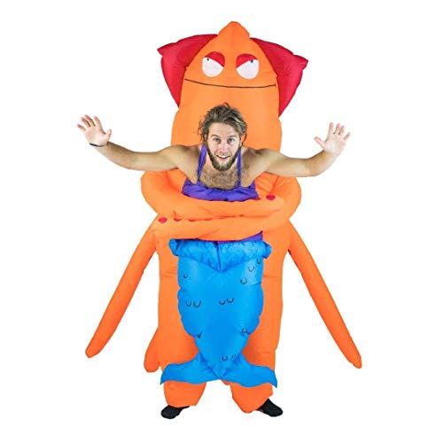 Bodysocks® Aufblasbares Huckeback Riese Tintenfisch Seeungeheuer Monster Kostüm von Bodysocks