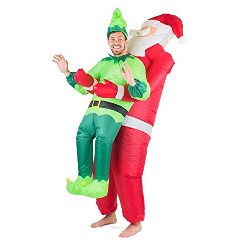 Bodysocks Fancy Dress Erwachsenen aufblasbares Weihnachtsman und Elfen Kostüm von Bodysocks Fancy Dress