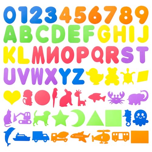 Bofanze 66 Stück Schaumstoff Buchstaben Zahlen Tier Fahrzeug Große Moosgummi Buchstaben Bunt Weiche Bad Buchstaben Zahlen Badewannenspielzeug Floating Schaumstoff Buchstaben für Baby Lernen Bofanze 66 Stück Schaumstoff Buchstaben Zahlen Tier Fahrzeug Große Moosgummi Buchstaben Bunt Weiche Bad Buchstaben Zahlen Badewannenspielzeug Floating Schaumstoff Buchstaben für Baby Lernen von Bofanze