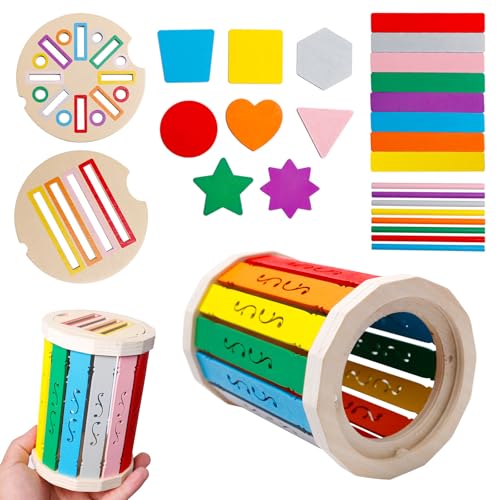 Bofanze Holz Farbe Form Sortierspielzeug, Pädagogisches Montessori Spielzeug, Sensorisches Training, Sortier und Stapelspielzeug Holz, geeignet für Kinder ab 1 2 3 Jahre, Feinmotorik Fördern Bofanze Holz Farbe Form Sortierspielzeug, Pädagogisches Montessori Spielzeug, Sensorisches Training, Sortier und Stapelspielzeug Holz, geeignet für Kinder ab 1 2 3 Jahre, Feinmotorik Fördern von Bofanze