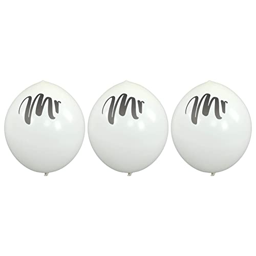 6 PCs 36in Mr Mrs Letters Gedruckte weiße Latexballons, robust für Hochzeitsfeierdekoration, Fotoshooting -Requisiten, Mix und Match für herausragendes Ambiente 6 PCs 36in Mr Mrs Letters Gedruckte weiße Latexballons, robust für Hochzeitsfeierdekoration, Fotoshooting -Requisiten, Mix und Match für herausragendes Ambiente von Bognajin