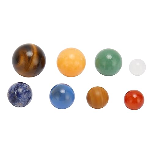 Bognajin 8Pcs Solar System Planet Stress Balls, Crystal Stone Made, Palm Size for Kids Education Meditation, Space Model Toys, Planet Balls for Positive Energy and Relaxation Bognajin 8Pcs Solar System Planet Stress Balls, Crystal Stone Made, Palm Size for Kids Education Meditation, Space Model Toys, Planet Balls for Positive Energy and Relaxation von Bognajin