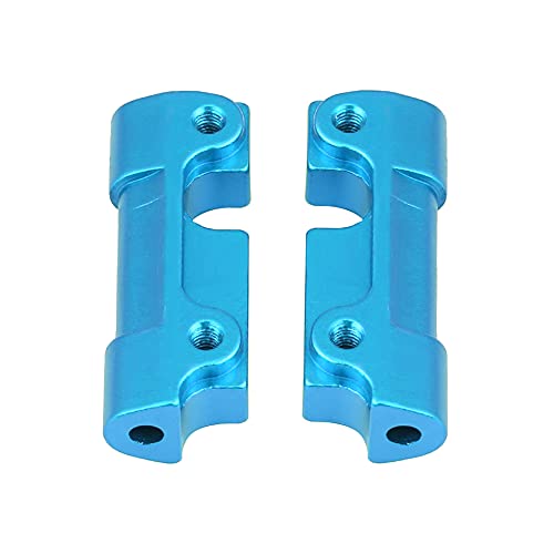 Bognajin Getriebehalterung vorne und hinten aus Aluminiumlegierung, Feste Aufhängungshalterung für FS 53633/51805/51806 1/10 RC-Auto, CNC-gefräst, eloxiert, einfache Installation (512006B Blue) von Bognajin