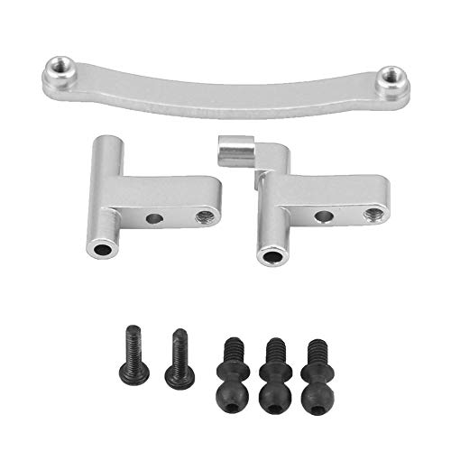 Bognajin Lenkservosaver aus Aluminiumlegierung, komplette Halterung, CNC-gefräst, eloxiert, robust und hell, Ersatzzubehör für FS 1/18 RC Truck, (736010S Silver) von Bognajin