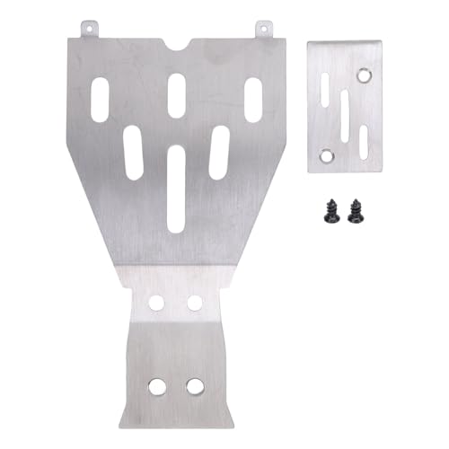 Bognajin Multifunctional Stainless Steel Chassis Guard Protective Plate for 1/10 RC Car Model, Easy Installation, Superior Guard Against Wear and Tear von Bognajin