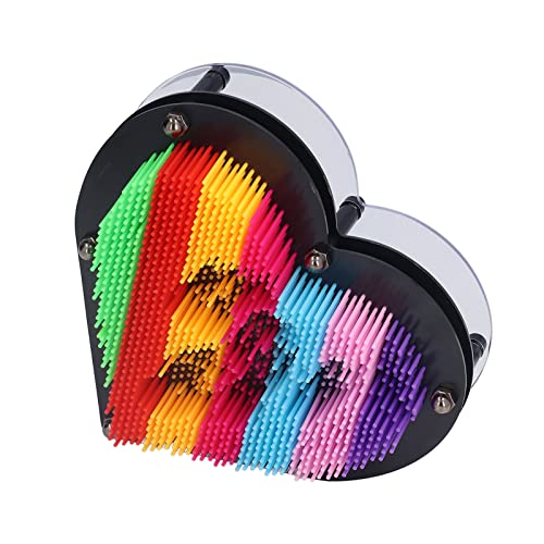 Bognajin Pin Art Board 3D herzförmige Regenbogenhandmodell, Plastiknadelmalerei Spielzeug für Heimbürodekoration, DIY -Skulptur stimuliert Kreativität, einzigartige Kinder Bognajin Pin Art Board 3D herzförmige Regenbogenhandmodell, Plastiknadelmalerei Spielzeug für Heimbürodekoration, DIY -Skulptur stimuliert Kreativität, einzigartige Kinder von Bognajin