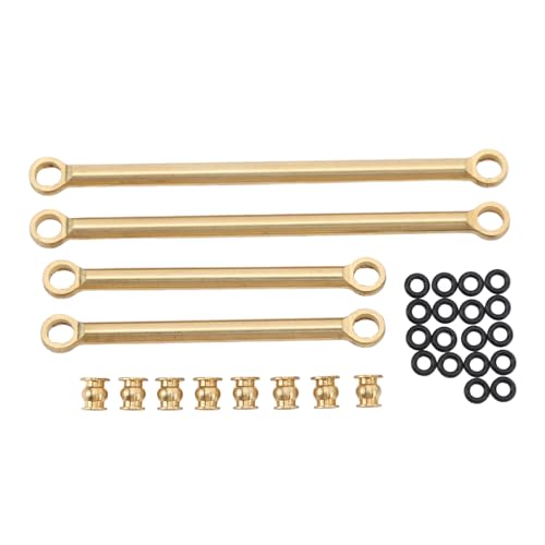 Bognajin Premium Copper RC Car Pull -Stange Set, vorderer hinterer oberer Verknüpfungsersatz für RC -Crawler, einfache Installation, verbesserte Stabilität und Leistung von Bognajin