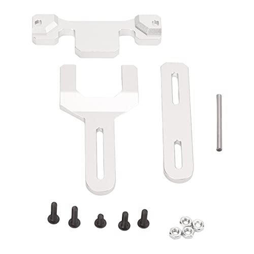 Bognajin RC-Shell-Stützhalterung aus Aluminiumlegierung, CNC-gefräst, verformungsbeständig, leicht und geeignet für YK 4082 RC-Car-Reparatur- und Modifikationszubehör (Silver Color) von Bognajin