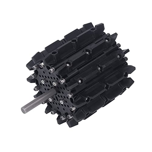 Bognajin RC Tank Crawler Wheel, POM -Material, 129,57 mm Durchmesser, 123,85 mm Reifenbreite, hoher Traktion RC -Reifen für Spielzeugroboter, Gittermusterlöcher Bognajin RC Tank Crawler Wheel, POM -Material, 129,57 mm Durchmesser, 123,85 mm Reifenbreite, hoher Traktion RC -Reifen für Spielzeugroboter, Gittermusterlöcher von Bognajin