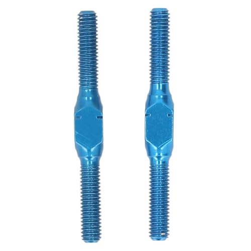 Bognajin RC Turnbuckle Shaft, Aluminum Alloy Made, Lightweight and High Strength, for XV02 XV01 Series, Enhance Control Stability of RC Car von Bognajin