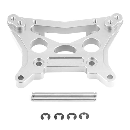 Bognajin Vordere Stoßdämpferplatte aus Aluminiumlegierung für FS 53633/51805/51806, CNC-gefräst, eloxiert, Upgrade-Zubehör für RC-Car im Maßstab 1:10, einfache Installation, feine (539080S Silver) Bognajin Vordere Stoßdämpferplatte aus Aluminiumlegierung für FS 53633/51805/51806, CNC-gefräst, eloxiert, Upgrade-Zubehör für RC-Car im Maßstab 1:10, einfache Installation, feine (539080S Silver) von Bognajin
