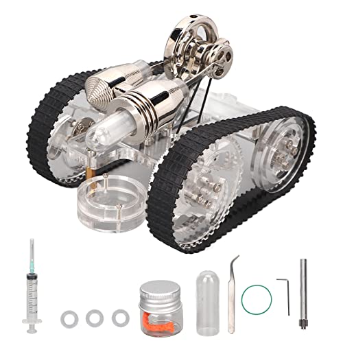 Roman Tank Car -Form Stirling Motor Model Kit, interessantes wissenschaftliches physisches Spielzeug für Kinder zum Lernen und Spielen, DIY -Bildung mit Alkohollampe und Roman Tank Car -Form Stirling Motor Model Kit, interessantes wissenschaftliches physisches Spielzeug für Kinder zum Lernen und Spielen, DIY -Bildung mit Alkohollampe und von Bognajin