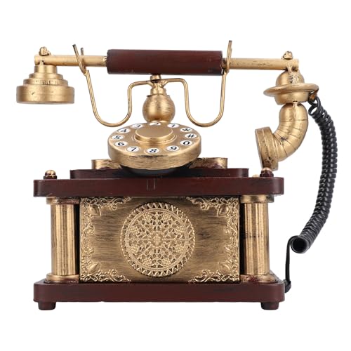 Vintage Telefonmodell Ornament, Retro -Telefondekoration, Premium -Harzmaterial, handfarbig mit Farbe, ideal für Cafe Shop Bar Fenster Hausdekoration, Vintage Telefonmodell Ornament, Retro -Telefondekoration, Premium -Harzmaterial, handfarbig mit Farbe, ideal für Cafe Shop Bar Fenster Hausdekoration, von Bognajin