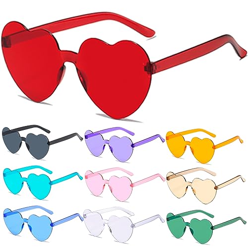 Bogoro 12 Paar Herz Sonnenbrille, Herz Sonnenbrille Partybrille, Sonnenbrille herzform Set, Lustige Sonnenbrille, Partybrille Herz Sonnenbrille, Retro Hippie Sonnenbrille Herz, Lustige Partybrillen Bogoro 12 Paar Herz Sonnenbrille, Herz Sonnenbrille Partybrille, Sonnenbrille herzform Set, Lustige Sonnenbrille, Partybrille Herz Sonnenbrille, Retro Hippie Sonnenbrille Herz, Lustige Partybrillen von Bogoro