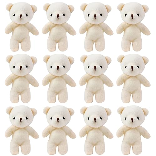 Bogoro 12 Stück Mini Bär, Mini Bear Stuffed Bears, Mini Bären Kuscheltier, Bär Schlüsselanhänger, Kleines Bären Spielzeug, für Geburtstag Hochzeit Dekorationen Weihnachtsfeier Gefallen Lieferunge Bogoro 12 Stück Mini Bär, Mini Bear Stuffed Bears, Mini Bären Kuscheltier, Bär Schlüsselanhänger, Kleines Bären Spielzeug, für Geburtstag Hochzeit Dekorationen Weihnachtsfeier Gefallen Lieferunge von Bogoro