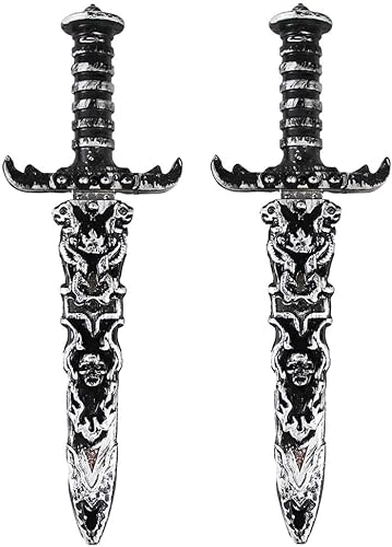 2 Stk Dolch Kunststoff, Dolch Piratenschwert, Piratensäbel Requisite,Piratenschwert Aus Kunststoff, Spielzeugschwert Nicht Scharf Gefälschtes Messer, Für Piratenkostüm Zubehör, Piratenparty Requisiten 2 Stk Dolch Kunststoff, Dolch Piratenschwert, Piratensäbel Requisite,Piratenschwert Aus Kunststoff, Spielzeugschwert Nicht Scharf Gefälschtes Messer, Für Piratenkostüm Zubehör, Piratenparty Requisiten von Bohrma