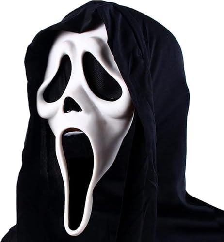 "Bohrma“ Ghostface-Maske, Horror-Maske, Halloween, gruselige Masken für Erwachsene/Kinder, Cosplay-Geistermaske, Filmmaske, Schrei-Maske, Party-Maske, Grusel-Requisiten, Halloween-Maske, Cosplay, rea "Bohrma“ Ghostface-Maske, Horror-Maske, Halloween, gruselige Masken für Erwachsene/Kinder, Cosplay-Geistermaske, Filmmaske, Schrei-Maske, Party-Maske, Grusel-Requisiten, Halloween-Maske, Cosplay, rea von "Bohrma