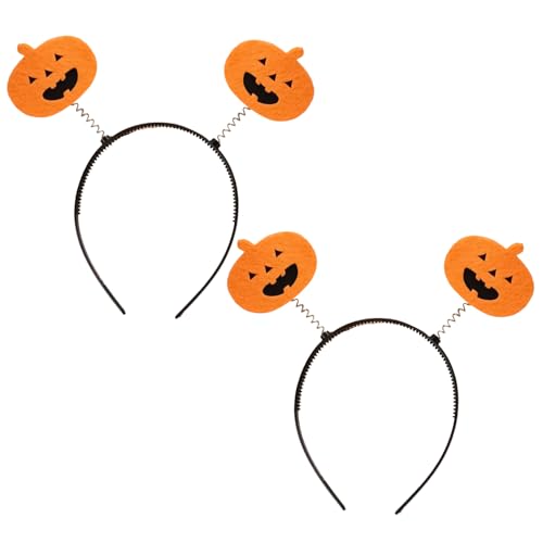 Bohue 2 Stück Kürbis Halloween Stirnband Halloween Kopf Prop Geist Kürbis Haarreifen Geist Party Cosplay Verkleiden für Party Kostüm Zubehör Bohue 2 Stück Kürbis Halloween Stirnband Halloween Kopf Prop Geist Kürbis Haarreifen Geist Party Cosplay Verkleiden für Party Kostüm Zubehör von Bohue