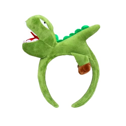 Bohue Dinosaurier-Stirnband, grünes Tier-Stirnband, 3D-Cartoon-Dinosaurier-Haarband, Halloween-Kostüm, Cosplay, Zubehör für Kinder und Erwachsene Bohue Dinosaurier-Stirnband, grünes Tier-Stirnband, 3D-Cartoon-Dinosaurier-Haarband, Halloween-Kostüm, Cosplay, Zubehör für Kinder und Erwachsene von Bohue