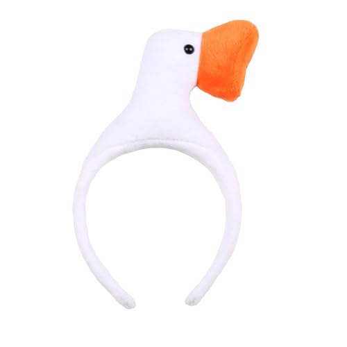 Bohue Goose Cosplay Stirnband Cartoon Tier Stirnbänder 3D Gefüllte Plüsch Tier Haar Hoop Gänse Kopfbedeckung für Halloween Karneval Fotoshooting Bohue Goose Cosplay Stirnband Cartoon Tier Stirnbänder 3D Gefüllte Plüsch Tier Haar Hoop Gänse Kopfbedeckung für Halloween Karneval Fotoshooting von Bohue