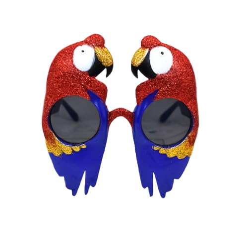 Bohue Papageien-Sonnenbrille, lustige Hawaii-Brille, Papageien-Partybrille, hawaiianische tropische Augenbrille, Partygeschenke für Kinder und Erwachsene Bohue Papageien-Sonnenbrille, lustige Hawaii-Brille, Papageien-Partybrille, hawaiianische tropische Augenbrille, Partygeschenke für Kinder und Erwachsene von Bohue
