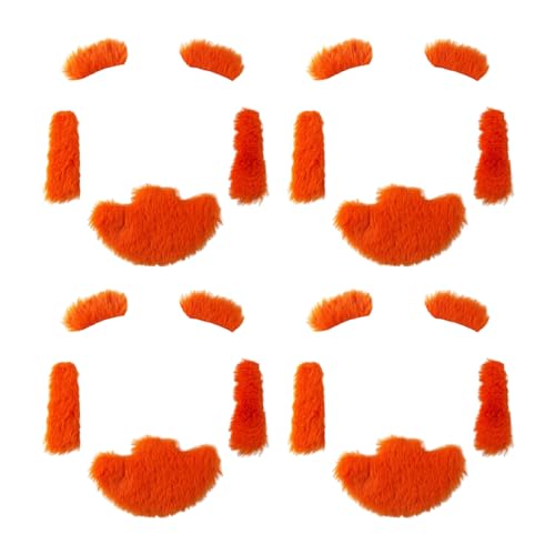 Bohue St. Patrick's Day Ingwer Kobold Bart Erwachsene Deluxe Orange Kobold Ingwer Bart St. Patricks Day Bartzubehör Seitenverbrennungen & Augenbrauen Irish Party Supplies Bohue St. Patrick's Day Ingwer Kobold Bart Erwachsene Deluxe Orange Kobold Ingwer Bart St. Patricks Day Bartzubehör Seitenverbrennungen & Augenbrauen Irish Party Supplies von Bohue