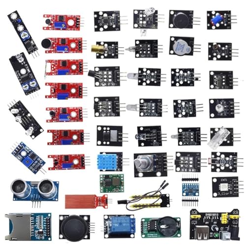 16-teiliges komplettes Sensor-Set für Temperaturlichterkennung und pädagogische Experimente, STEM-Lernsensor-Set von Bokcztml