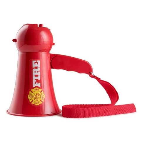 Bokcztml Feuerwehrmann Megaphone Spielzeug Für Kinder Cosplay Und Bühnenshow Aufführungen Mit Verstärkter Sprach Rollenspiel Spiellautsprecher von Bokcztml