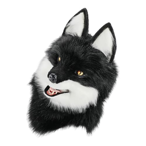 Bokcztml Plüsch Full Head Wolf Maske Realistische Tierkopfbewegungshut Für Halloween Und Party Wear School Play Kostüm Kopfbedeckung Bokcztml Plüsch Full Head Wolf Maske Realistische Tierkopfbewegungshut Für Halloween Und Party Wear School Play Kostüm Kopfbedeckung von Bokcztml