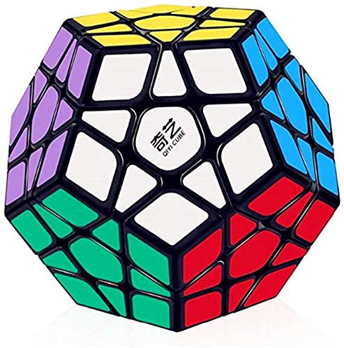 Bokefenuo Cuber QY 3x3 12 Facade Cube Sculpted Black QY Pentagonal Dodecahedron Speed Puzzle Cubo Toys for Kids von Bokefenuo Cuber