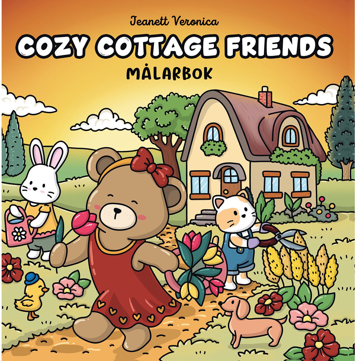 BokforlagetMaxStrom Cozy Cottage Life Malbuch von Bokförlaget Max Ström