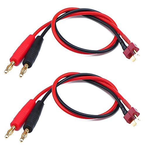 Boladge 2 Stücke Deans T-Stecker Männlich zu 4mm 4.0mm Bananenstecker Bullet Rundstecker Batterieladekabel Adapter 14AWG 11.8inch Kabel Boladge 2 Stücke Deans T-Stecker Männlich zu 4mm 4.0mm Bananenstecker Bullet Rundstecker Batterieladekabel Adapter 14AWG 11.8inch Kabel von Boladge