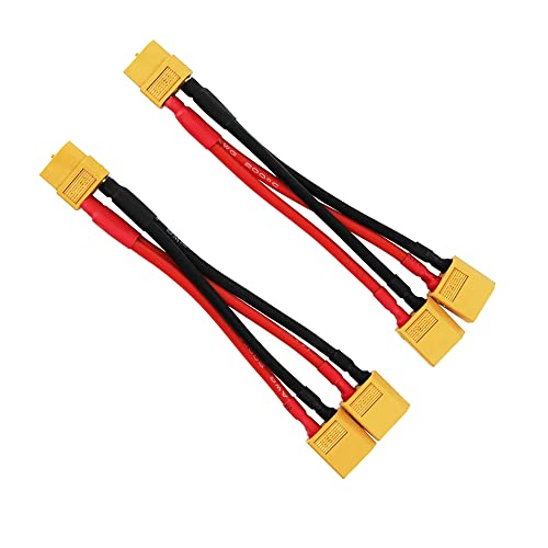 Boladge 2-Pack Parallel XT60 Batteriestecker Y Splitter 1 XT60 Buchse Stecker auf 2 XT60 Männlich Stecker Y-Kabelbaum für DJI Phantom RC Hubschrauber Quadcopter Boladge 2-Pack Parallel XT60 Batteriestecker Y Splitter 1 XT60 Buchse Stecker auf 2 XT60 Männlich Stecker Y-Kabelbaum für DJI Phantom RC Hubschrauber Quadcopter von Boladge