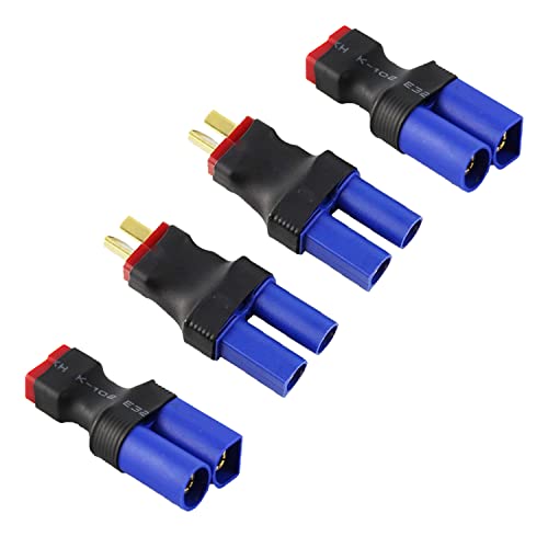 Boladge 2 Stück Deans T Stecker Buchse auf EC5 Männlich Stecker Adapter und 2 Stück Deans T Stecker Männlich auf EC5 Buchse Steckeradapter für RC-LiPo-Batterie Boladge 2 Stück Deans T Stecker Buchse auf EC5 Männlich Stecker Adapter und 2 Stück Deans T Stecker Männlich auf EC5 Buchse Steckeradapter für RC-LiPo-Batterie von Boladge