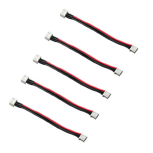 Boladge 5 Stück 2S 3Pins Balance Stecker Verlängerungs Kabel JST-XH 2S-6S Männlich auf Buchse Lipo Adapter mit 15CM 22AWG Silikon Draht (2S) von Boladge