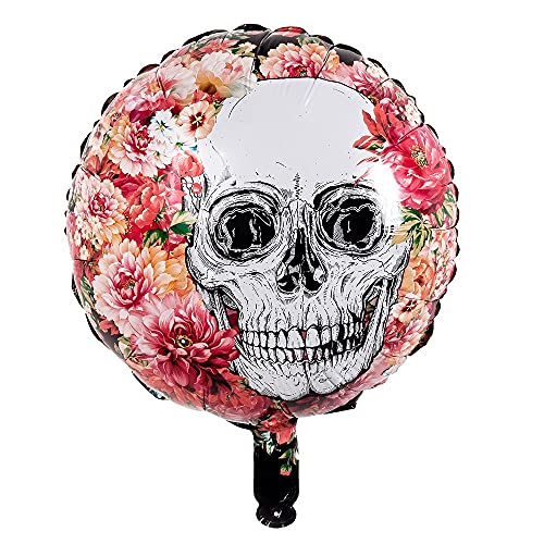 Ballon, Aluminium, Tag der Toten, 45 cm, Dekoration für Halloween, Thema: Catrina in allen Farben Ballon, Aluminium, Tag der Toten, 45 cm, Dekoration für Halloween, Thema: Catrina in allen Farben von Boland
