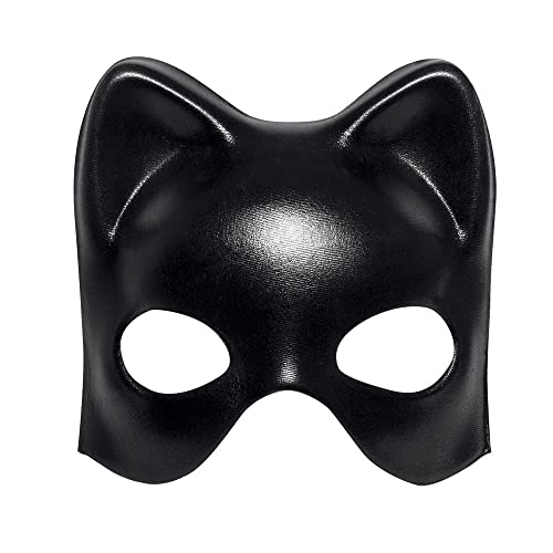 Boland 00253 - Augenmaske Katze, schwarz, für Erwachsene, Halbmaske, Gesichtsmaske, Unisex, Karneval, Fasching, Fastnacht, Mottoparty, Halloween Boland 00253 - Augenmaske Katze, schwarz, für Erwachsene, Halbmaske, Gesichtsmaske, Unisex, Karneval, Fasching, Fastnacht, Mottoparty, Halloween von Boland