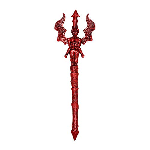 Boland 00573 - Teufel Dreizack Deluxe, 1 Stück, Länge 73 cm, Farbe: Schwarz-Rot, aus Kunststoff, Waffe mit Teufel am Griff, Kostüm, Verkleidung, Accessoire, Mottoparty, Halloween, Karneval, Fasching Boland 00573 - Teufel Dreizack Deluxe, 1 Stück, Länge 73 cm, Farbe: Schwarz-Rot, aus Kunststoff, Waffe mit Teufel am Griff, Kostüm, Verkleidung, Accessoire, Mottoparty, Halloween, Karneval, Fasching von Boland