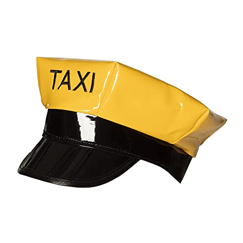 Boland 01346 - Mütze Taxi, Einheitsgröße, Gelb-Schwarz, Hut in Lack-Optik, Taxi-Fahrer, Kostüm, Karneval, Mottoparty Boland 01346 - Mütze Taxi, Einheitsgröße, Gelb-Schwarz, Hut in Lack-Optik, Taxi-Fahrer, Kostüm, Karneval, Mottoparty von Boland