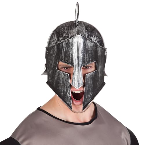 Boland 01375 - Ritter-Helm, für Erwachsene, Kopfbedeckung, Gladiator, Kämpfer, Kostüm, Karneval, Mottoparty von Boland