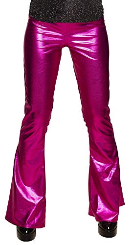 Boland 01532 - Schlaghose Pink, 1 Stück, Größe M / 38 für Damen, Stretchhose, ausgestelltes Bein, 70er Jahre, Flower Power, Hippie, Kostüm, Verkleidung, Accessoire, Karneval, Fasching, Mottoparty Boland 01532 - Schlaghose Pink, 1 Stück, Größe M / 38 für Damen, Stretchhose, ausgestelltes Bein, 70er Jahre, Flower Power, Hippie, Kostüm, Verkleidung, Accessoire, Karneval, Fasching, Mottoparty von Boland
