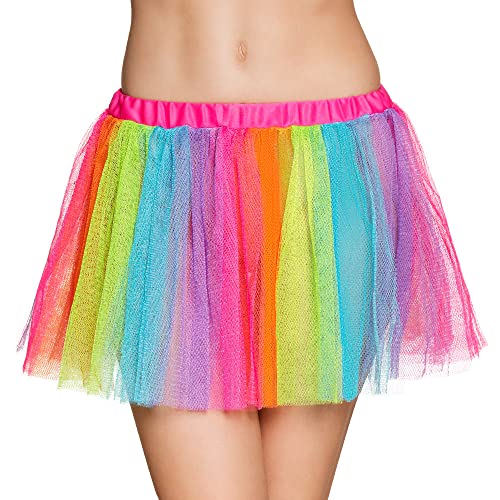 Boland 01710 - Tutu Regenbogen mit Gummizug, Länge ca. 30 cm, Rock, Petticoat, Kostüm, Fee, Mottoparty, Karneval, Fasching Boland 01710 - Tutu Regenbogen mit Gummizug, Länge ca. 30 cm, Rock, Petticoat, Kostüm, Fee, Mottoparty, Karneval, Fasching von Boland