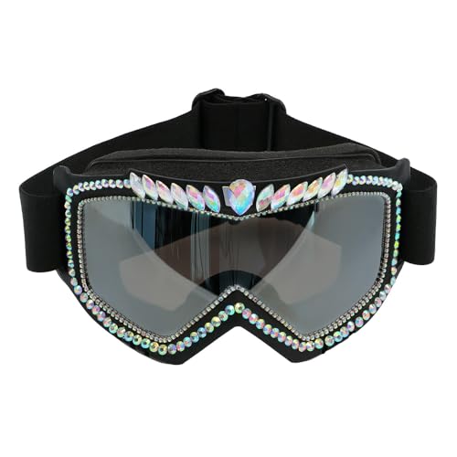 Boland 02708 - Skibrille Galaxy, verspiegelte Gläser, Kostümzubehör für Karneval und Mottoparty, Partybrille von Boland